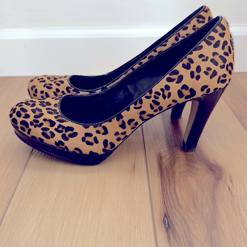 Size 6.5 Franco Sarto Leopard Heels